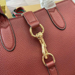 Gucci 795349 Small Tote Bag With Hook Closure Wine red - Default Title - View 5