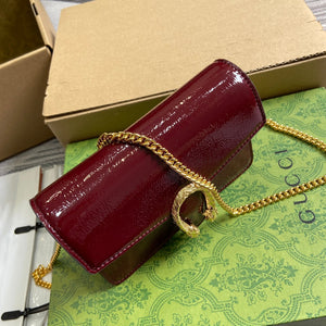 Gucci 7953680AAA86207 Dionysus super mini bag Wine Red - Default Title - View 12