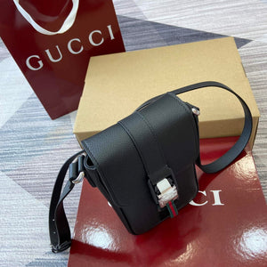 Gucci 800312 Super Mini Crossbody Bag Black - Default Title - View 3