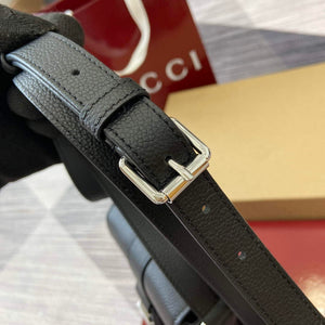 Gucci 800312 Super Mini Crossbody Bag Black - Default Title - View 6