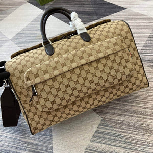 Gucci 802095 Medium GG Duffle Bag Brown - Default Title - View 4