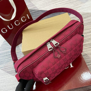 Gucci 802096 Small GG Crossbody Bag Red - Default Title - View 3