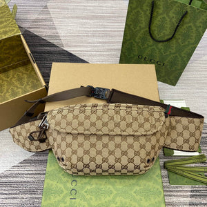 Gucci 804262 Small GG Belt Bag Brown - Default Title - View 1