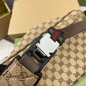 Gucci 804262 Small GG Belt Bag Brown - Default Title - View 7