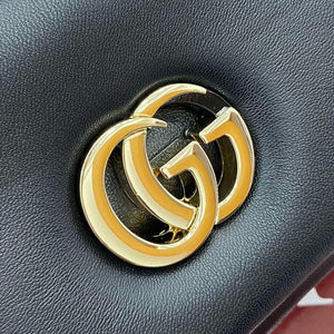 Gucci 806017 GG Milano Mini Top Handle Bag Black puffy leather - Default Title - View 5