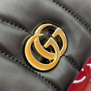 Gucci 806017 GG Milano Mini Top Handle Bag Black puffy quilted leather - Default Title - View 9
