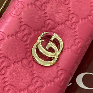 Gucci 806017 GG Milano Mini Top Handle Bag Pink GG puffy leather - Default Title - View 6