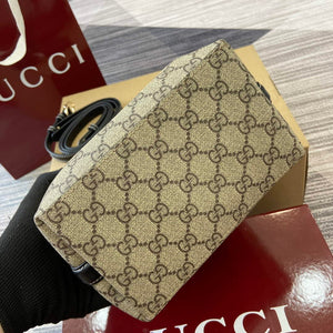 Gucci 815118 GG Emblem Mini Bucket Bag Black - Default Title - View 8