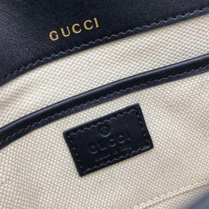 Gucci 815205 Gucci Horsebit 1955 Soft Small Shoulder Bag Black - Default Title - View 10