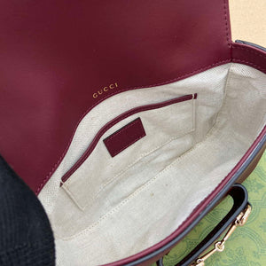 Gucci 815205 Gucci Horsebit 1955 Soft Small Shoulder Bag Red - Default Title - View 8
