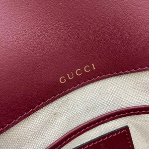 Gucci 815205 Gucci Horsebit 1955 Soft Small Shoulder Bag Red - Default Title - View 9