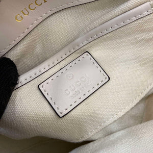 Gucci 815205 Gucci Horsebit 1955 Soft Small Shoulder Bag White leather trim - Default Title - View 10