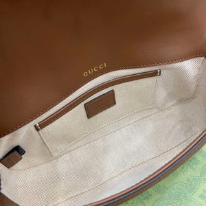Gucci 815206 Gucci Horsebit 1955 Soft Small Top Handle Bag Brown leather trim - Default Title - View 9