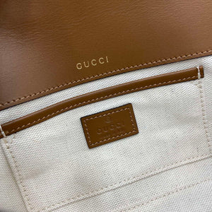 Gucci 815206 Gucci Horsebit 1955 Soft Small Top Handle Bag Brown - Default Title - View 10