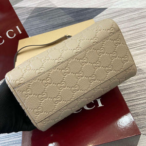 Gucci 815255 GG Emblem Small top handle bag Apricot - Default Title - View 7