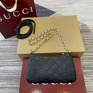 Gucci 815278 GG Emblem Super Mini Bag Black - Default Title - View 2