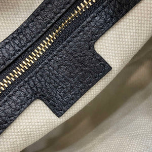 Gucci 815409 GG Emblem Small Shoulder Bag Black - Default Title - View 10