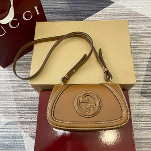 Gucci 815700 Gucci Blondie mini shoulder bag Brown Leather - Default Title - View 1
