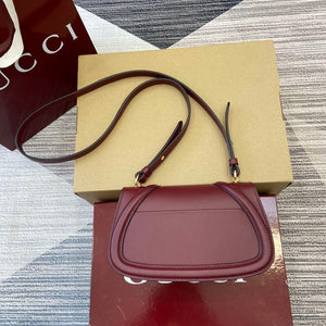 Gucci 815700 Gucci Blondie mini shoulder bag Wind red Leather - Default Title - View 2