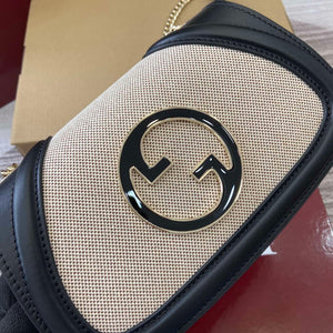 Gucci 815711 Gucci Blondie mini shoulder bag Beige£¦Black - Default Title - View 4