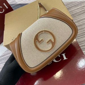 Gucci 815711 Gucci Blondie mini shoulder bag Bronw & Beige - Default Title - View 7