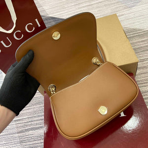 Gucci 815711 Gucci Blondie mini shoulder bag Bronw & Beige - Default Title - View 9