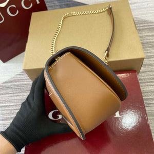 Gucci 815711 Gucci Blondie mini shoulder bag Brown - Default Title - View 3