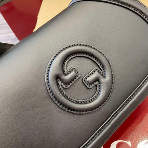 Gucci 815714 Gucci Blondie Small Top Handle Bag Black smooth leather - Default Title - View 6