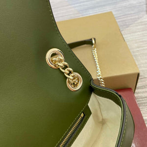 Gucci 815715 Gucci Blondie small shoulder bag Green Suede Leather - Default Title - View 10