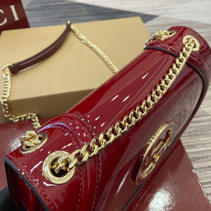 Gucci 815715 Gucci Blondie small shoulder bag Patent Leather Red - Default Title - View 6