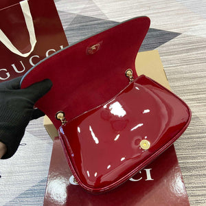 Gucci 815715 Gucci Blondie small shoulder bag Patent Leather Red - Default Title - View 9