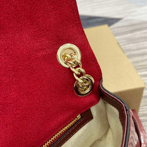 Gucci 815715 Gucci Blondie small shoulder bag Patent Leather Red - Default Title - View 10