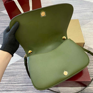 Gucci 815719 Gucci Blondie Medium top handle bag Green suede - Default Title - View 8