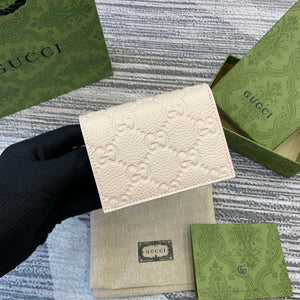 Gucci 815901 GG Emblem mini wallet Beige - Default Title - View 2
