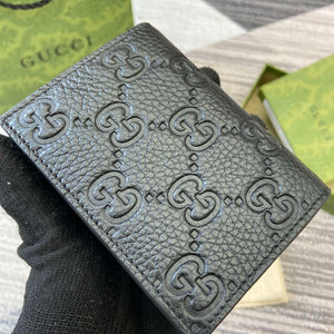 Gucci 815901 GG Emblem mini wallet Black - Default Title - View 5