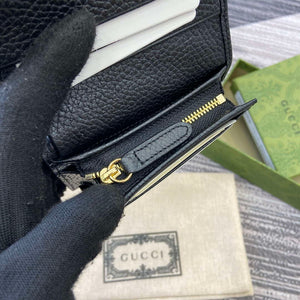 Gucci 815901 GG Emblem mini wallet Black - Default Title - View 8