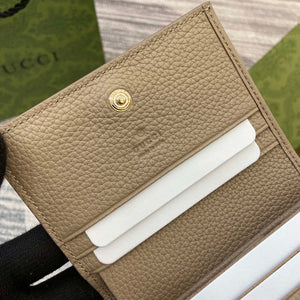 Gucci 815901 GG Emblem mini wallet Taupe - Default Title - View 8