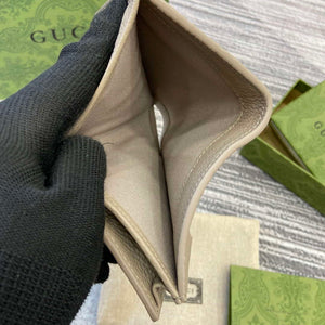 Gucci 815901 GG Emblem mini wallet Taupe - Default Title - View 11