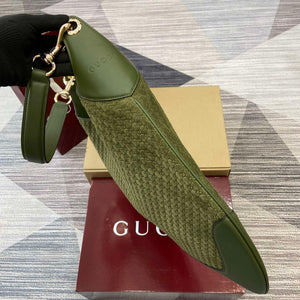 Gucci 815924 Gucci B Medium Shoulder Bag Green - Default Title - View 3