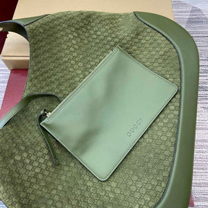 Gucci 815924 Gucci B Medium Shoulder Bag Green - Default Title - View 10