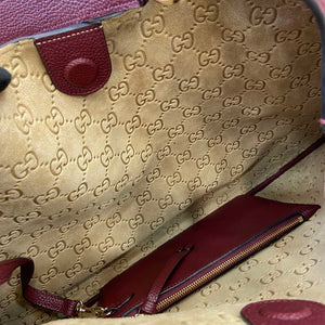 Gucci 815924 Gucci B Medium Shoulder Bag Wine red - Default Title - View 9