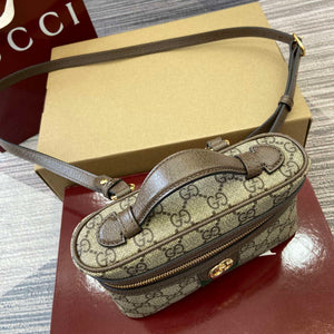 Gucci 816357 Ophidia Super Mini Shoulder Bag Brown - Default Title - View 4