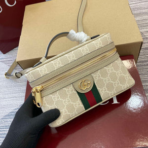 Gucci 816357 Ophidia Super Mini Shoulder Bag Oatmeal - Default Title - View 7