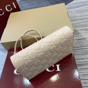 Gucci 818705 GG Emblem super mini shoulder bag Beige - Default Title - View 4