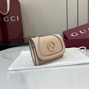 Gucci 818795 Gucci Blondie card case Aprioct - Default Title - View 2