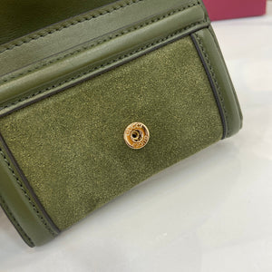 Gucci 818795 Gucci Blondie card case Suede leather Green - Default Title - View 8