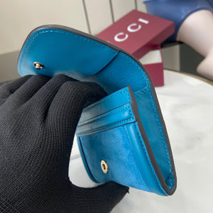 Gucci 818795 Gucci Blondie card case Suede leather Blue - Default Title - View 6