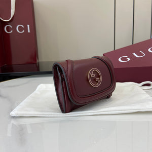 Gucci 818795 Gucci Blondie card case Wine Red - Default Title - View 2