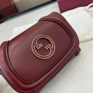 Gucci 818795 Gucci Blondie card case Wine Red - Default Title - View 5
