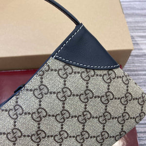 Gucci 820696 GG Emblem super mini shoulder bag Beige and Black - Default Title - View 6